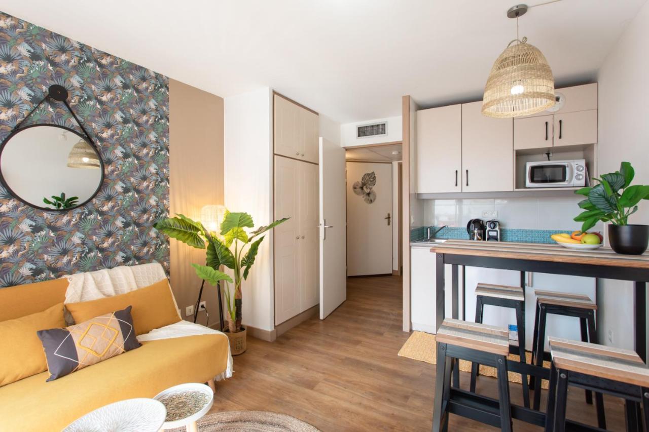 C1 Clemenceau Pool Balcony Bath Ac 2Mins Walk To Sand Beach Cannes Exterior foto